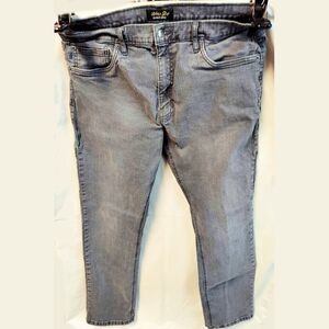 UrbanStar Men's Stretch Grey Jeans 40x32 lightly worn urban star gray